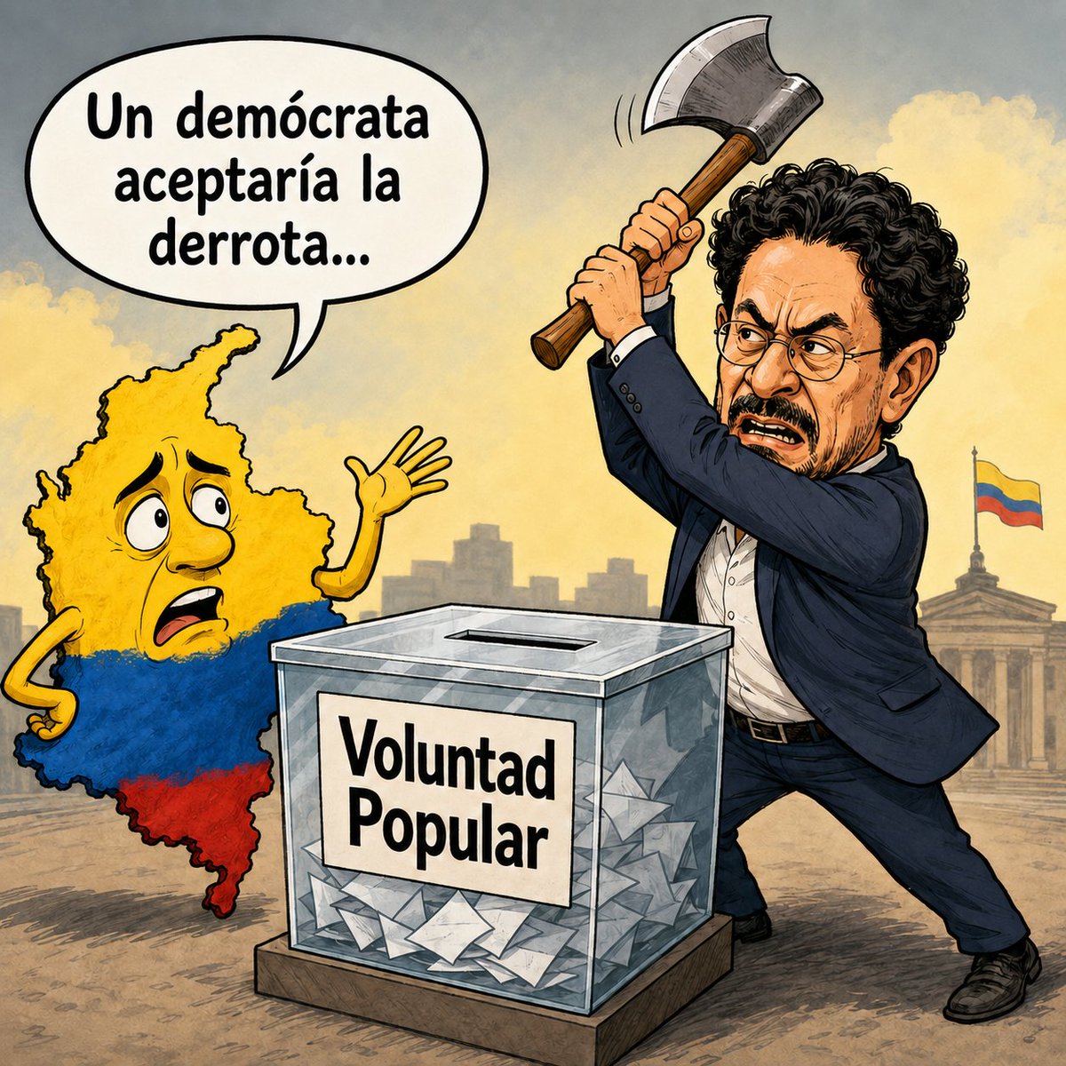 ColSinMordaza's tweet photo. Hice una caricatura. https://t.co/vzFfd41z0J