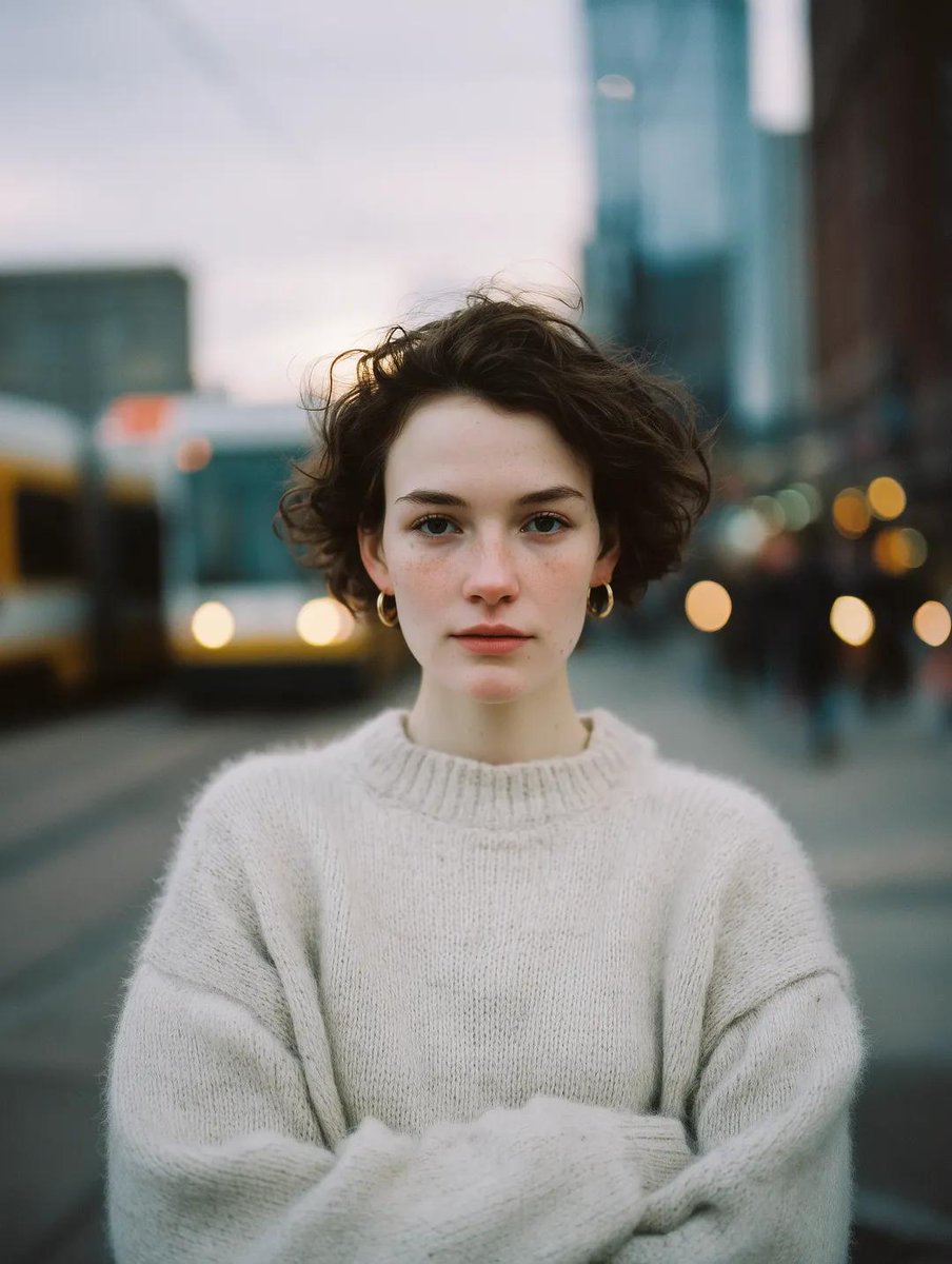 Blue Hour Street Portrait