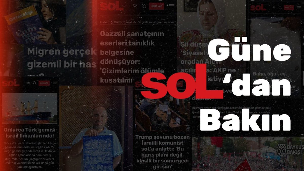 solhaberportali's tweet photo. soL Haber’de günün öne çıkanları👇

📍TKP Ankara’da ablukayı deldi: 6 kentte NATO’ya karşı kitlesel yürüyüş
📍Savaşın patronları Ankara'da buluşuyor: NATO Türkiye'den ne istiyor?
📍TKP: NATO’ya hayır demek değil, NATO’culuk suçtur
📍Ülkenin onuru, dalkavukluğu alt etti: NATO protestoları dünya basınında büyük ses getirdi
📍X hesabımıza erişim engeli: Türkiye’den ‘görünmez’ kılındı
📍Anayasa Mahkemesi HPV aşısı bedelinin iadesi talebini reddetti: 'Parası olan yaşasın diyorlar'
📍Yusuf Tekin Kurtuluş Savaşı'nı müfredattan siliyor: ‘Koskoca Osmanlı İmparatorluğu vardı’
📍Abluka günlükleri 124 | 5 Temmuz 2026 Pazar

Haberleri okumak için: https://t.co/X6bCGdRWbr