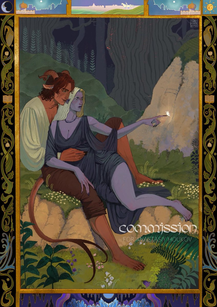 thewinternighth's tweet photo. I love this commission🌿

#art #commission #oc #illustration https://t.co/9lE7GpAY03