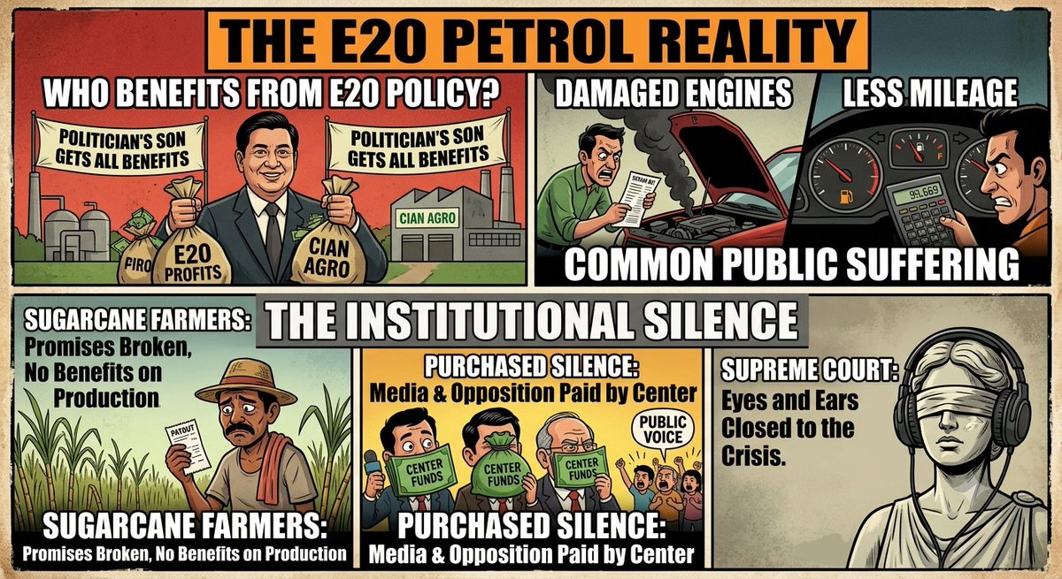 GarryTs's tweet photo. @RahulGandhi @INCKarnataka @INCIndia 
States must do independent inspection of the petrol and its impacts on the vehicles. https://t.co/GpElRfXbcd
