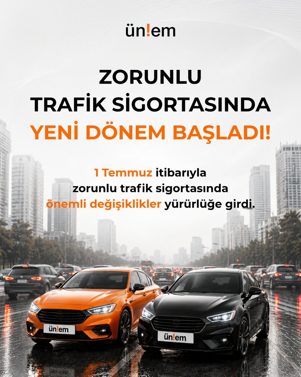 sigortaunlem's tweet photo. Trafikte güvence kadar, güncel bilgi de önemlidir. 🚗
1 Temmuz itibarıyla yürürlüğe giren yeni düzenlemeleri gönderimizde sizin için özetledik.
Hasar anında sorun yaşamamak için detayları şimdiden öğrenin!

#ünlemsigorta #sigorta #trafiksigortası #kasko #araç #trafik #kural https://t.co/p3qnqZoKzc
