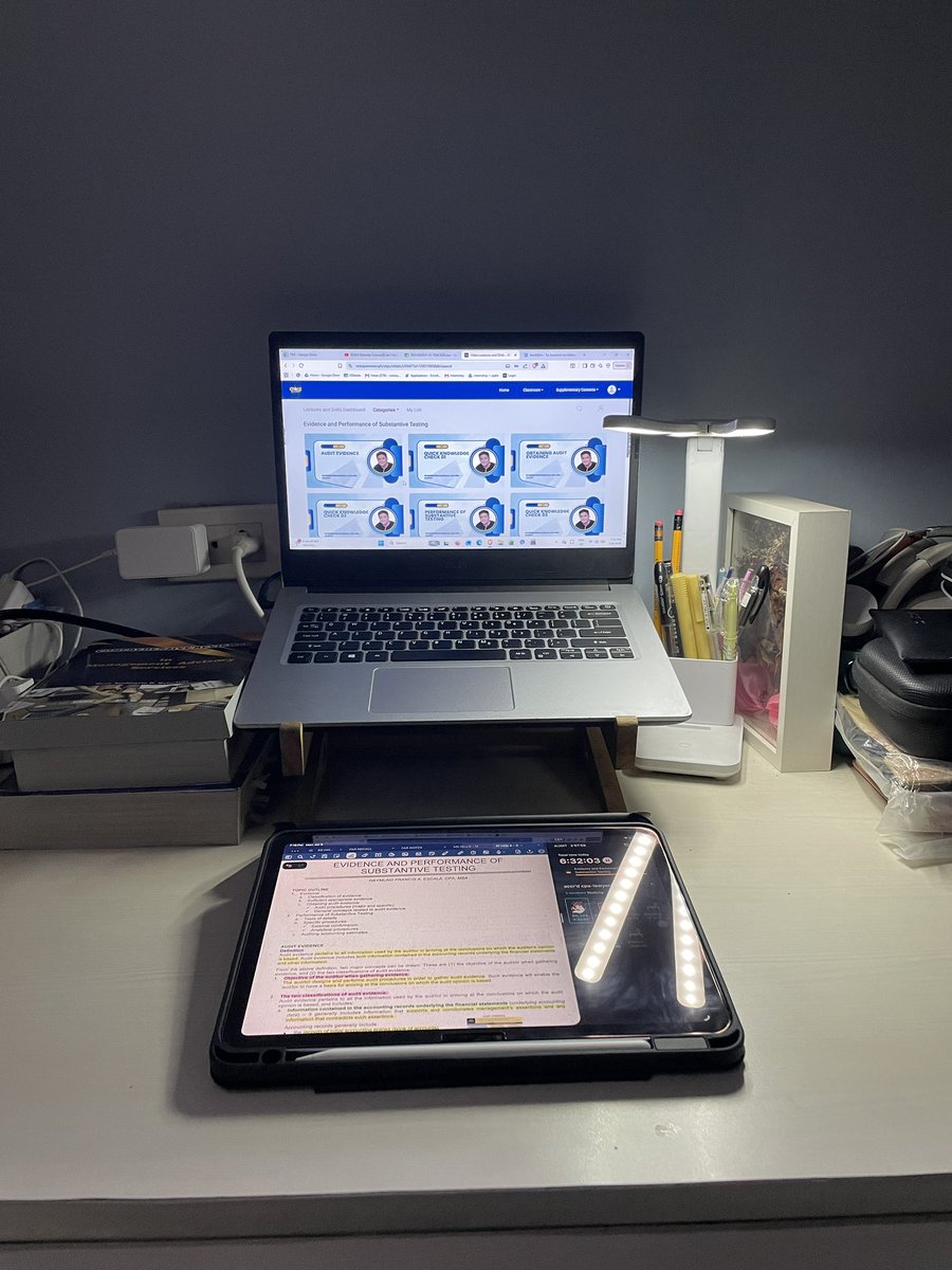 billfCPA's tweet photo. study log | 07.06.26
ms-aud day!
- relevant costing (ang hirap kaz indecisive ako)
- evidence and performance of substantive testing
discipline outlasts motivation.
#studytwt #cpatwt https://t.co/wbDHJdpeom