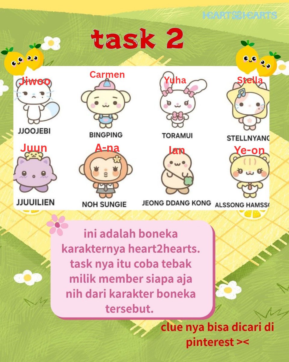 serimirres's tweet photo. @jeongianssi 1. Carmen, Jiwoo, Yuha, Stella, Juun, A-na, Ian, Ye-on
2. 🖼
3. Style, karena lagunya cheerful banget dan bikin joget https://t.co/hhxRtCQllP