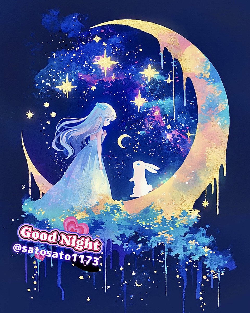 satosato1173's tweet photo. ⋆*✩࿐🌙🌟✩
⠀
今日もいっぱいありがとーぅ⸜🐰⸝♡⃛
⠀
また明日ねSee you✩⡱
おつかれさまでした♪
⠀
*ପ(◍˘ ꒳˘)✯*･🌙.｡ｵｬｽﾐﾅｻｲ💤 https://t.co/YSqziYojAl
