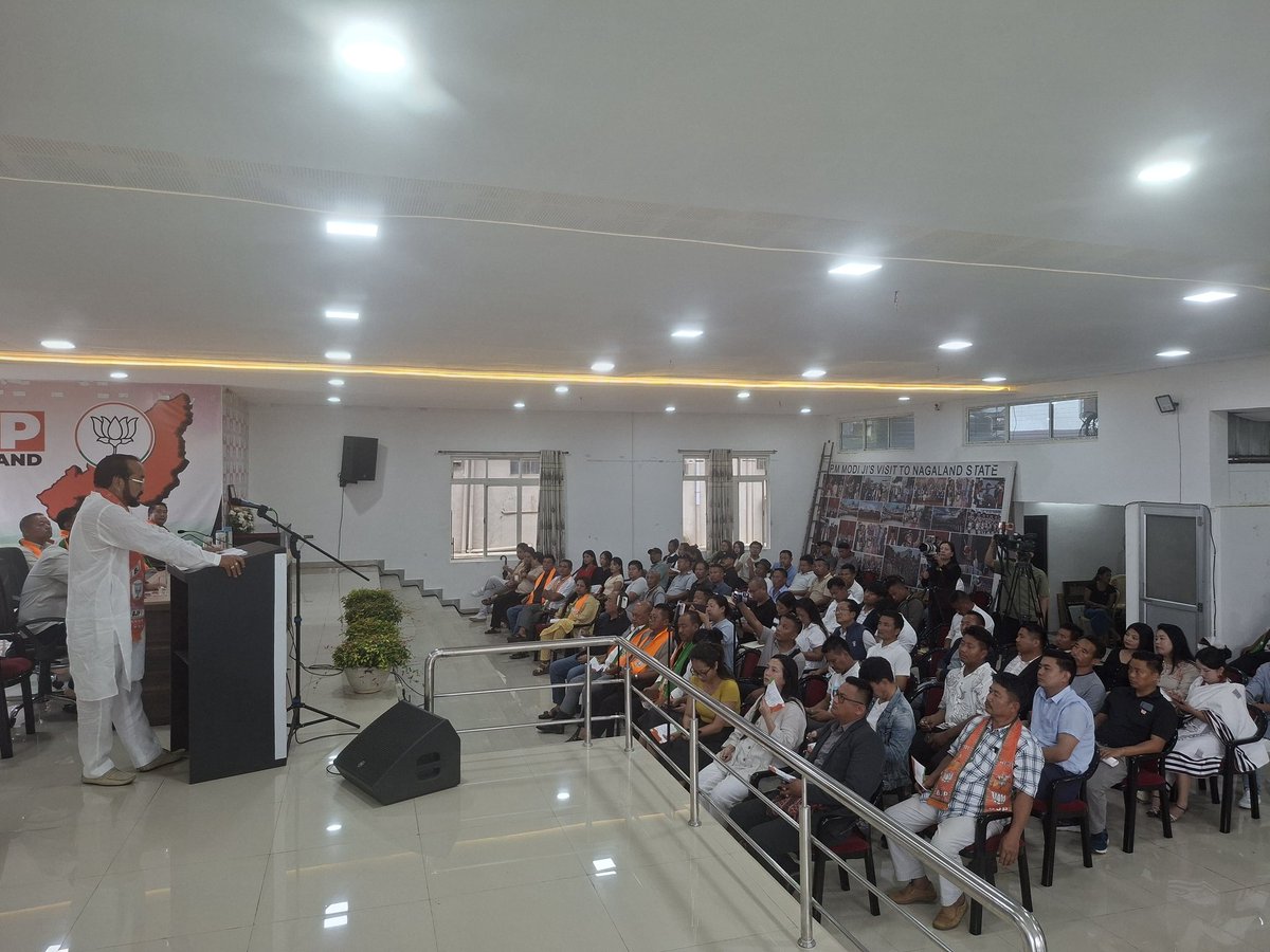 Sethrongkyu_'s tweet photo. An honour to be a part of the 125th Jayanti celebration of Dr. Syama Prasad Mookerjee ji at @BJP4Nagaland State Head Office kohima today. The Hon'ble Dy. CM Shri.@YanthungoPatton Ji graced the program as the chief guest.@BJP4India @AmitShah @narendramodi @anilkantony @NitinNabin https://t.co/BZ8Z00mlZW