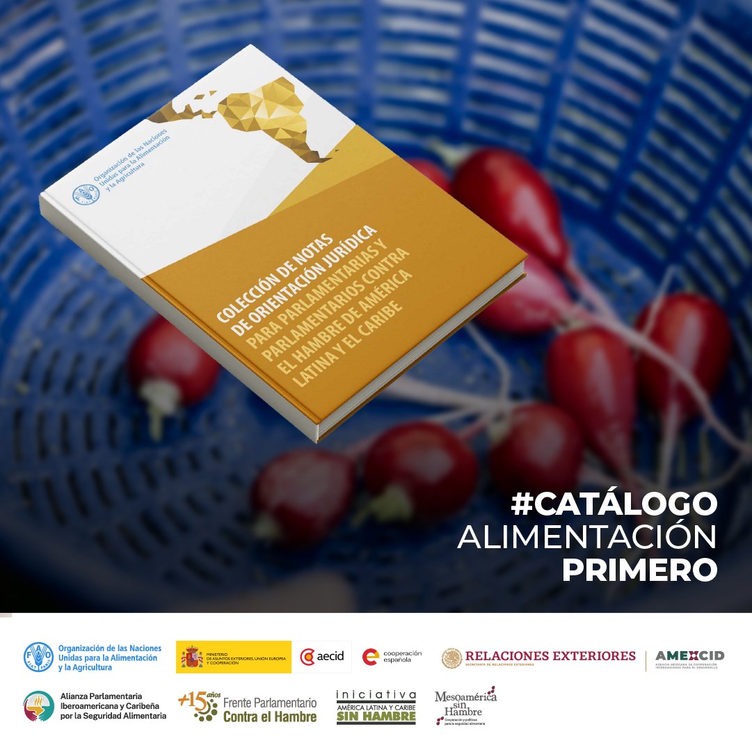 ALCsinhambre's tweet photo. ⚖️ 10 temas clave para legislar por el #DerechoALaAlimentación

Explora nuestra Colección de Notas para fortalecer la acción legislativa por la seguridad alimentaria en la región. 🌎

📲 https://t.co/mlKOhIGzDy

Apoyan ⭐ @FAOAmericas y @AECID_es
#CatálogoAlimentaciónPrimero https://t.co/GGT1ddK97r