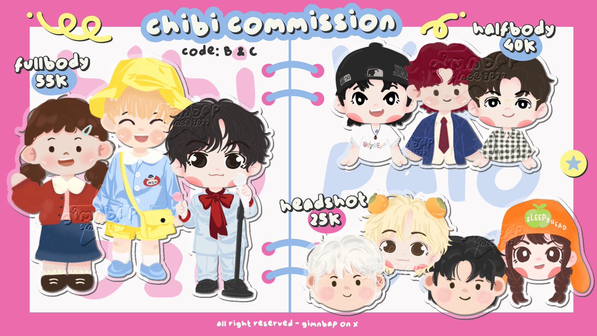 eepyheadz's tweet photo. ⠀
💬  ;  halo !  @gimnbap  open illustration  &amp;  chibi commission. scroll down for  details  —  avail   for  rush  order. 

#zonauang #zonaba #commissions commis keyring proof sbt fancam keychain logo design freebies custom wm

⠀ ⠀ https://t.co/yEEanlxTJ5