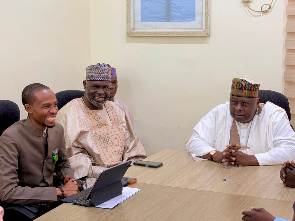 IsaAshiruKudan's tweet photo. Today, I warmly received a son, Hon. Mohammed Bello El-Rufai, the able Member representing Kaduna North Federal Constituency.

I commended his visible projects delivering real dividends to our people and his strong legislative contributions at the National Assembly.

True leadership is measured by service, impact, and commitment to the progress of Kaduna State.

We remain focused: development for all, unity for victory!