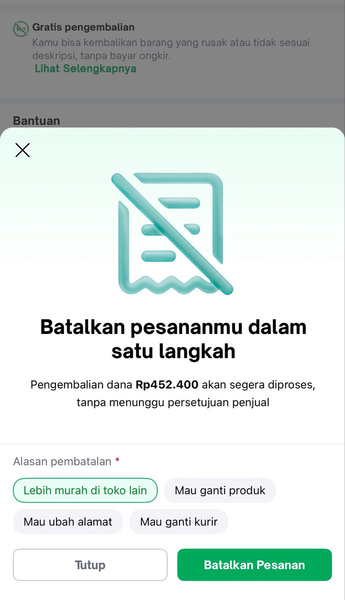 ulkichandra's tweet photo. @TokopediaCare kenapa tidak ada alasan stock kosong dari toko saat pembatalan ya. dan iklan nya masih ada aja tuh https://t.co/F0yEKMOupW