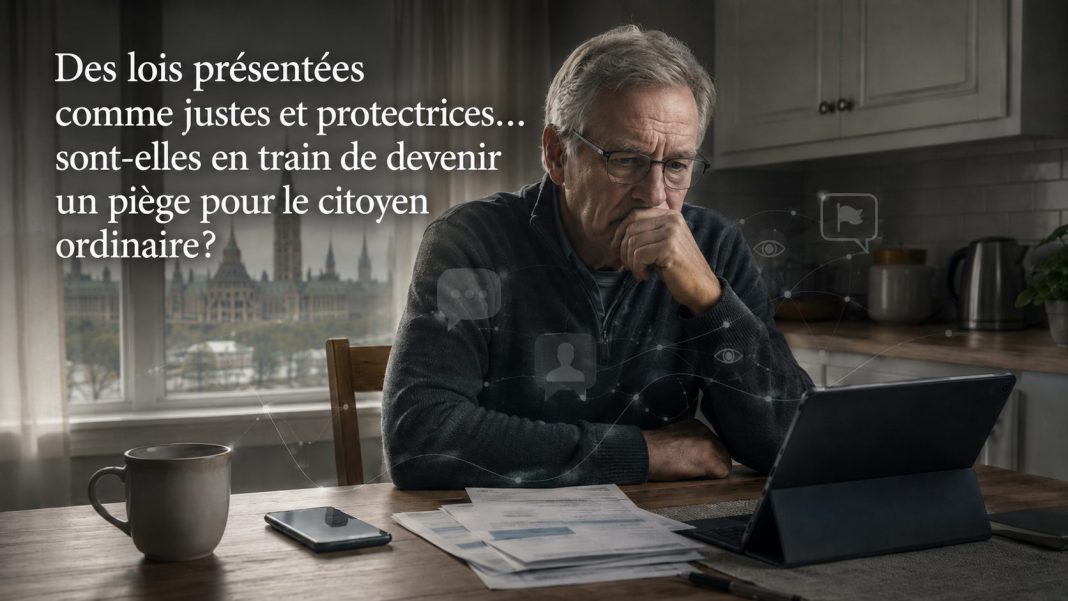 cedrictardif's tweet photo. Des lois présentées comme « protectrices », mais qui risquent de devenir un piège silencieux pour les Québécois ordinaires. Entre auto-censure au café et publications invisibles, va-t-on encore pouvoir parler librement dans quelques mois ? Mon analyse calme et concrète 👇🧵
https://t.co/IAMLhZuqaK