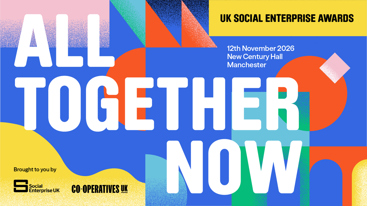 CooperativesUK's tweet photo. 🏆 Could your co-op be Co-op of the Year? 🏆

The UK Social Enterprise Awards 2026 include a dedicated co-op category for the first time. But applications close this Sunday 12 July.

Don't miss out. Apply today 👉 https://t.co/Bfm60Dykvz #coops #socentawards https://t.co/4P4gw19N7S