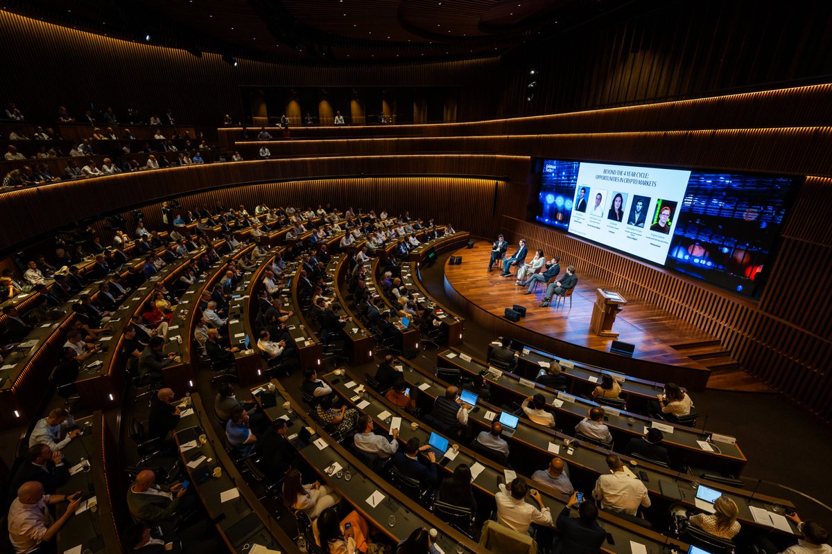 wintermute_t's tweet photo. Our CEO @EvgenyGaevoy joined the "Beyond the 4 Year Cycle" panel at @GoldmanSachs Digital Asset conference last week on where real opportunities sit in crypto markets

Great company alongside Brevan Howard Digital, @coinbase, and @galaxyhq

Thanks Goldman Sachs for having us https://t.co/M1UZ4dojbL