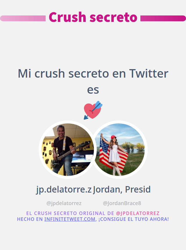jpdelatorrez's tweet photo. Mi crush secreto en Twitter es @JordanBrace8

➡️ infinitetweet[dot]me/secret-crush https://t.co/ukLJpGfTE5