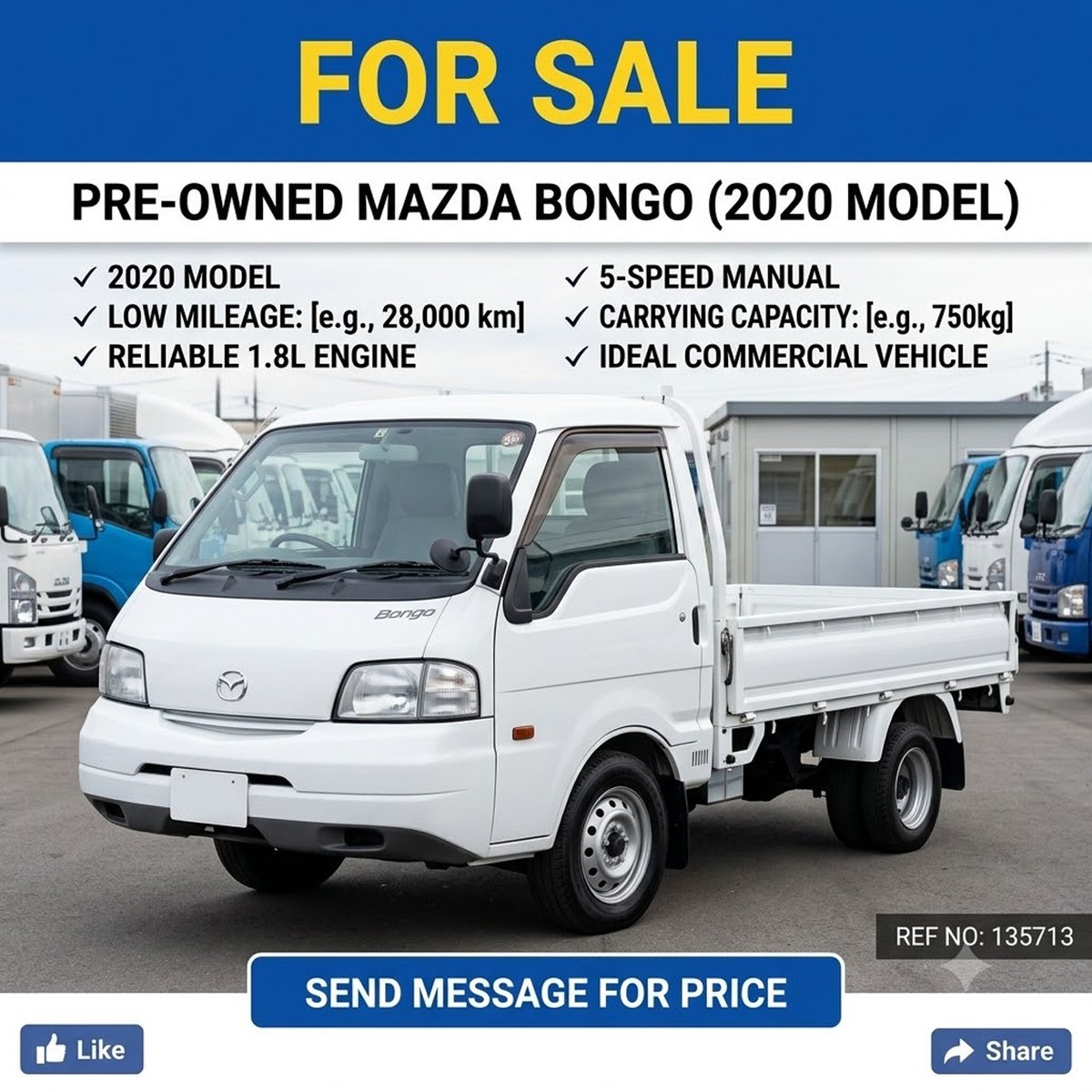VehiclesGuyana's tweet photo. Reliable &amp; Affordable – Used Mazda Bongo 2020 for Sale in Guyana!

product Page: https://t.co/PsoSN3D6QW

WhatsApp: https://t.co/TZO8mOcNql
Vehicles: https://t.co/jRZ6ogxyED

#vehicles #GUYANA #Tanzania #Jamaica https://t.co/9aPpHdvwHU