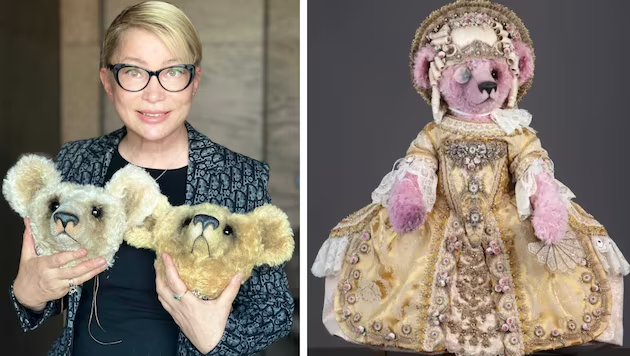 krone_at's tweet photo. Es sind außergewöhnliche Plüschtiere, die Alla Raidl aus Köttmannsdorf kreiert. Und die sind so besonders, dass die Künstlerin bei Teddybären-Weltmeisterschaften mehrmals den 1. Platz holte. https://t.co/OHtUay1LKC https://t.co/PqXoIBtsbh