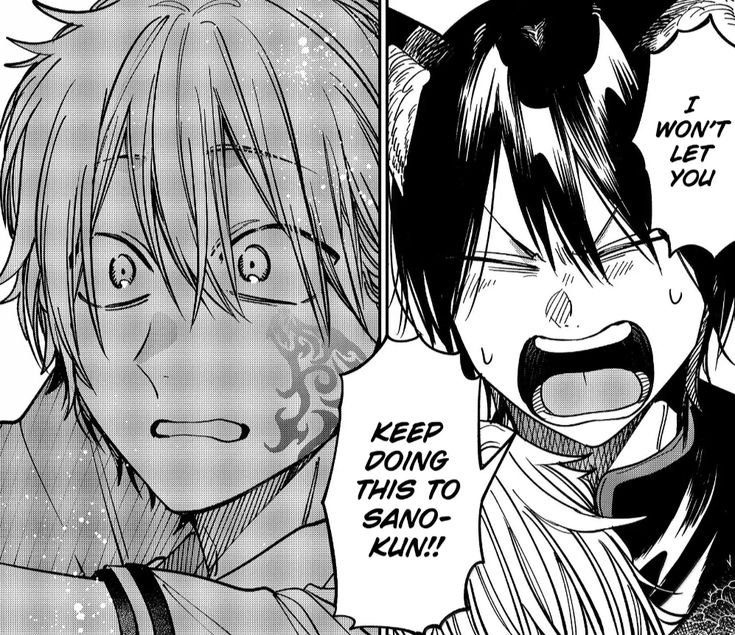 j_elveear's tweet photo. I genuinely TEAR UP when i think abt them because they're literally my roman empire omg. Honestly, they would've been a good pair if it wasn't for the age gap. Im not really someone who ships a proship or any problematic romantic pairings, but SanoHaru makes an exception bro. https://t.co/B601EKy1Kx