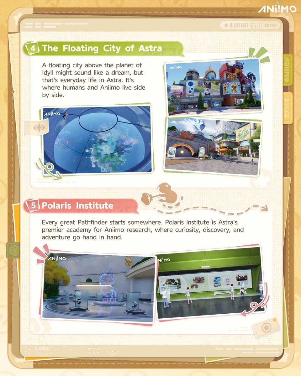 Aniimo_EN's tweet photo. 🧭 Aniimo Starter Guide: Welcome to the World of Aniimo!

Discover what awaits you in Idyll, learn what it means to be a Pathfinder, and get to know the places and organizations that will shape your journey ahead.

#Aniimo #AniimoGlobalClosedBeta https://t.co/uWNFSrD2JV