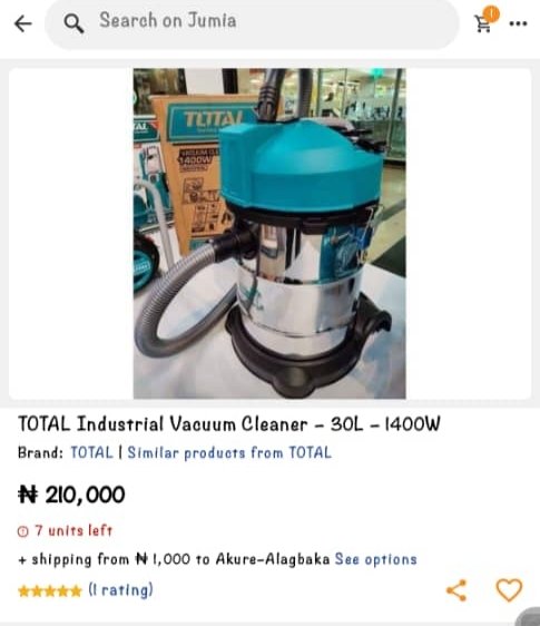 adeotob's tweet photo. @AndyjnrUmaru Dry and Wet vacuum for my startup Business https://t.co/qxMpjrG8dM