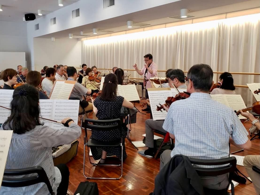 fuchu_symphony's tweet photo. 昨日は分奏デー🎶 木管ホルンは阪本正彦先生に、弦楽器は横山俊朗先生に初めてのご指導をいただきました！
（Vcわ）
…
第94回定期演奏会
2026年10月11日（日）14:00開演予定 
府中の森芸術劇場 どりーむホール
全席自由／入場無料
…
指揮・大井剛史 

 #ベートーヴェン #伊福部昭 #大井剛史 #ベト7 https://t.co/z0Rk9Z2Gbb