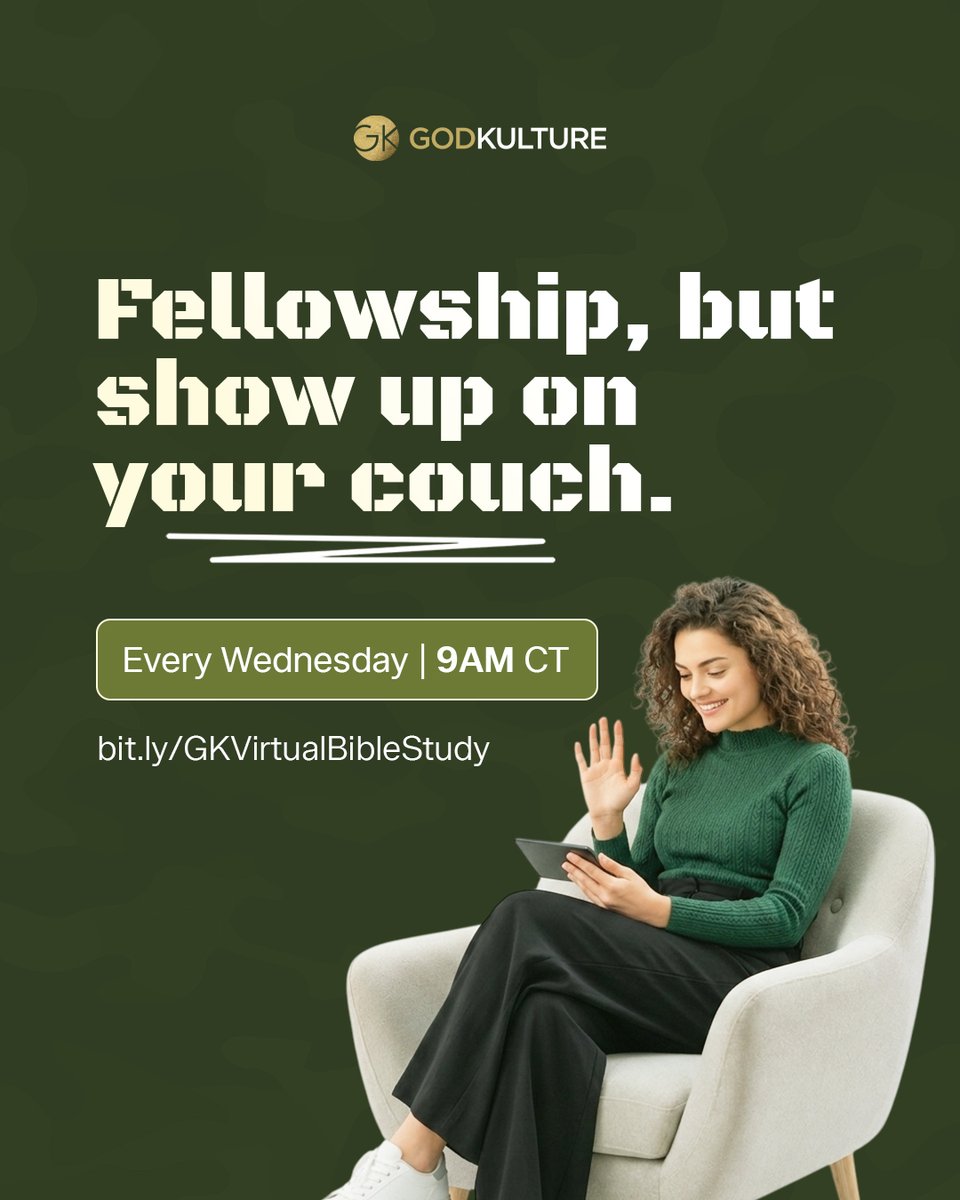 Godkulture's tweet photo. Pull up every Wednesday at 9 AM CT for fellowship that actually hits, with other Christian creatives and leaders.
https://t.co/63ooBY2FaU
#GodKulture #ChristianCommunity #ChristianFellowship #ChristianCreatives #CreativesCommunity https://t.co/ELAITrBHbY