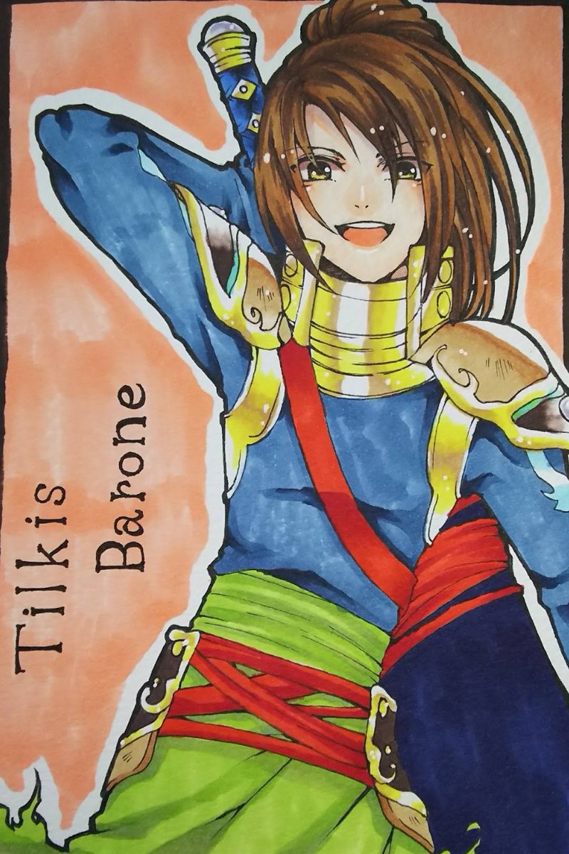 Ykt0795's tweet photo. テイフェスの余韻に浸りながら、今まで描いた最推しのティルキスの絵(ほとんど別垢で描いてたもの)見返してたので、せっかく(？)だから見て見てする……1枚目が最古(11年前)で、4枚目は最新(去年)という……年月とは……😇 https://t.co/RixVSVsahZ