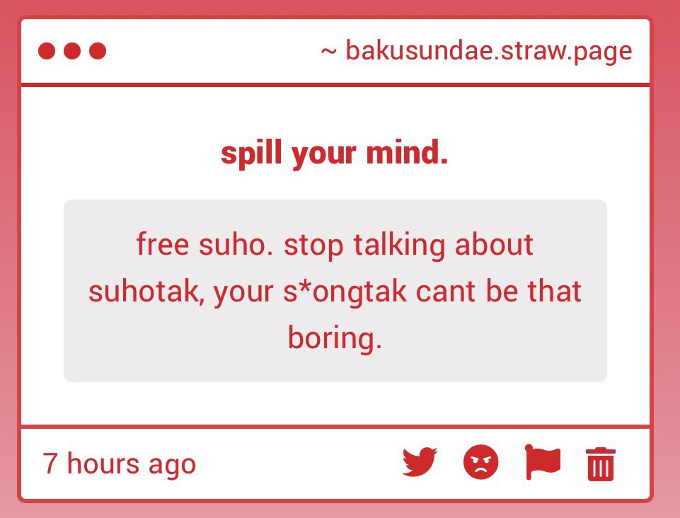 bakusundae's tweet photo. i had my sp down for a few days but i decided to add it back n im somehow still getting bullshit…  but no❤️ suho can be wherever my heart wants in this world and rn im putting him in the suhotak stew❤️ i suggest seongje should join them in the suhotak stew❤️ suhotakje stew❤️ https://t.co/ModENQUAx4