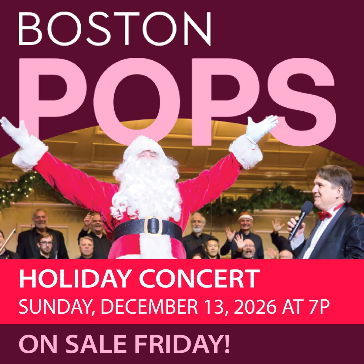 ProvPacRI's tweet photo. Visit PPAC this holiday season for another magical BOSTON POPS HOLIDAY CONCERT!

☃️ 🎄 Tickets go on sale Friday, July 10 at 10A! Visit https://t.co/VZl8wEf2NX for yours.

@TheBostonPops #KeithLockhart #BostonPops #PPAC https://t.co/KSuaV1w8fj