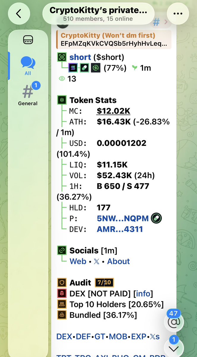 CryptoKittoll's tweet photo. Watch on your entry on $short
Ca;

EFpMZqKVkCVQSb5rHyhHvLequFHeq6YvbEus8aaDpump https://t.co/52XMc5OH0U