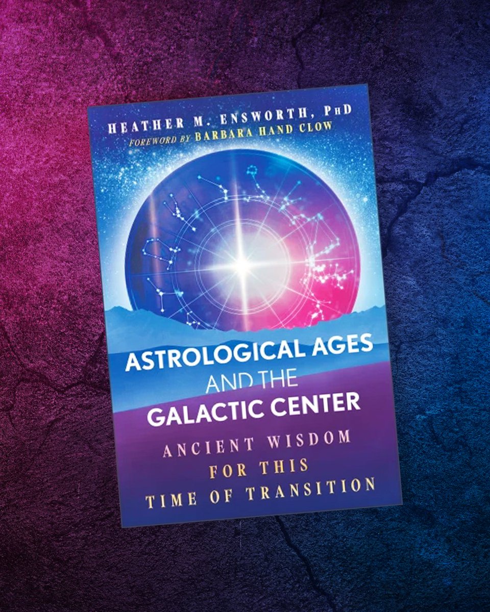 InnerTraditions's tweet photo. “Astrological Ages and the Galactic Center” is a sweeping exploration of precessional time, sacred cosmology, and humanity’s place within vast celestial cycles. Heather M. Ensworth draws together astrology, ancient myth, archaeology, consciousness studies, and astronomical speculation to illuminate this era of upheaval as part of a much older story written in the stars.

In these pages, readers will discover how the astrological ages, the Yuga cycle, and the symbolism of the galactic center reveal patterns of cultural change, spiritual crisis, and possible renewal for our own threshold moment.

This book is for readers of esoteric astrology, sacred history, and visionary spirituality who want a more expansive framework for understanding the passage from Pisces into Aquarius. It will especially speak to those seeking a rigorous yet mythically resonant guide to cosmic cycles, civilizational transformation, and the awakening of deeper consciousness.

Order now to explore humanity’s cosmic cycles. Available now from Inner Traditions and wherever books are sold

https://t.co/FwUVJfSKRV

#InnerTraditions #MindBodySpirit #AncientWisdom #SpiritualJourney #HolisticHealing #EsotericKnowledge #ConsciousLiving #SacredTraditions #HealingTheEarth #SpiritualBooks #SpiritualAwakening #EnergyHealing #InnerPeace #MeditationPractice #HolisticWellness #HigherConsciousness #Lightworker #HealingJourney #SoulGuidance #RaiseYourVibration