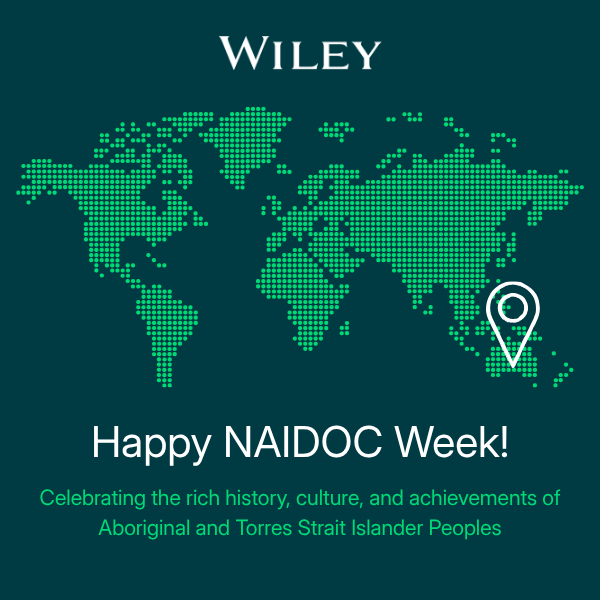 wileyinresearch's tweet photo. Happy #NAIDOC2026!
Join us as we celebrate the rich culture, history, and achievements of Aboriginal and Torres Strait Islander peoples.
Explore our 2026 NAIDOC Research Collection today!
https://t.co/jsJpbBIn0u
#FreetoRead all July. https://t.co/eTW6gDMeST