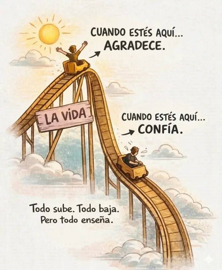 Motivosentuvida's tweet photo. Que no se te olvide agradecer cuando estés arriba. Todo sube y todo baja pero todo enseña.. 👐🏻☺️🙏🏻
#FelizLunes
#BuenosDías
#FelizLunesATodos
#Frases
#BuenosDíasATodos https://t.co/DFOJj2dkGA