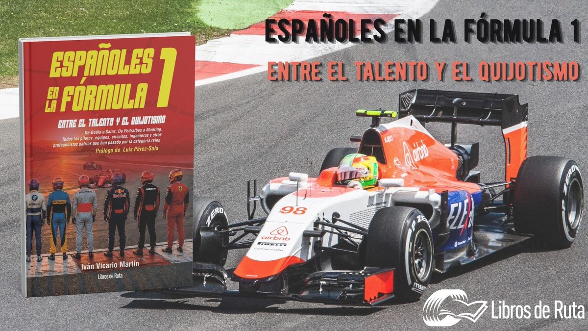 LibrosdeRuta's tweet photo. 📔 Españoles en la Fórmula 1
Entre el talento y el quijotismo
Este libro repasa este proceso de incorporación de españoles a la Fórmula 1, que va mucho más allá de los grandes nombres de pilotos que todos tenemos en la cabeza. 
https://t.co/xV0ExgcsHp https://t.co/f2z2oUTolP