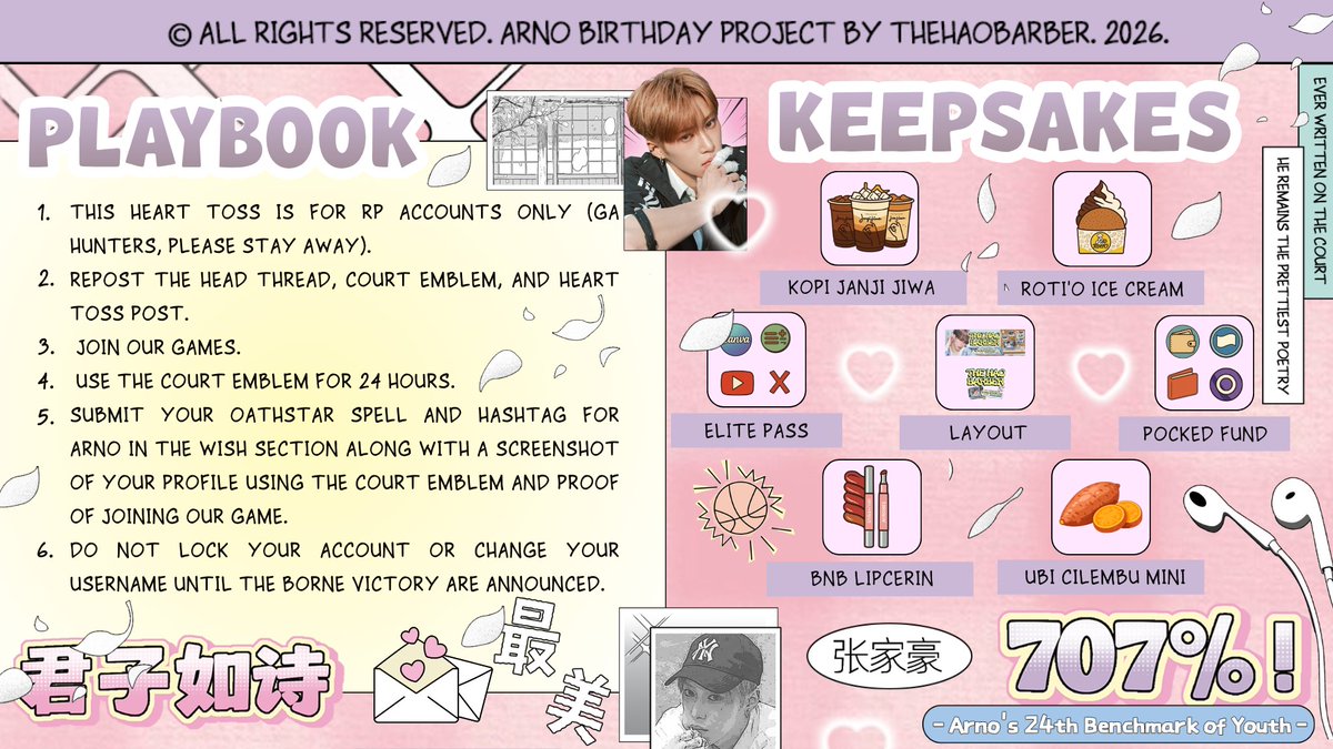 TheHAOBARBER's tweet photo. ᅠ
🎧 𝗧𝗔𝗣𝗘 𝗡𝗼. 𝟮𝟰 : Some pages hold more than photographs. Take part in the 𝗛𝗲𝗮𝗿𝘁 𝗧𝗼𝘀𝘀 and become part of a collection filled with youthful milestones, familiar memories, and stories remembered long after the final bell. ⋆˙⟡
ᅠ https://t.co/JAj51Ivfcq