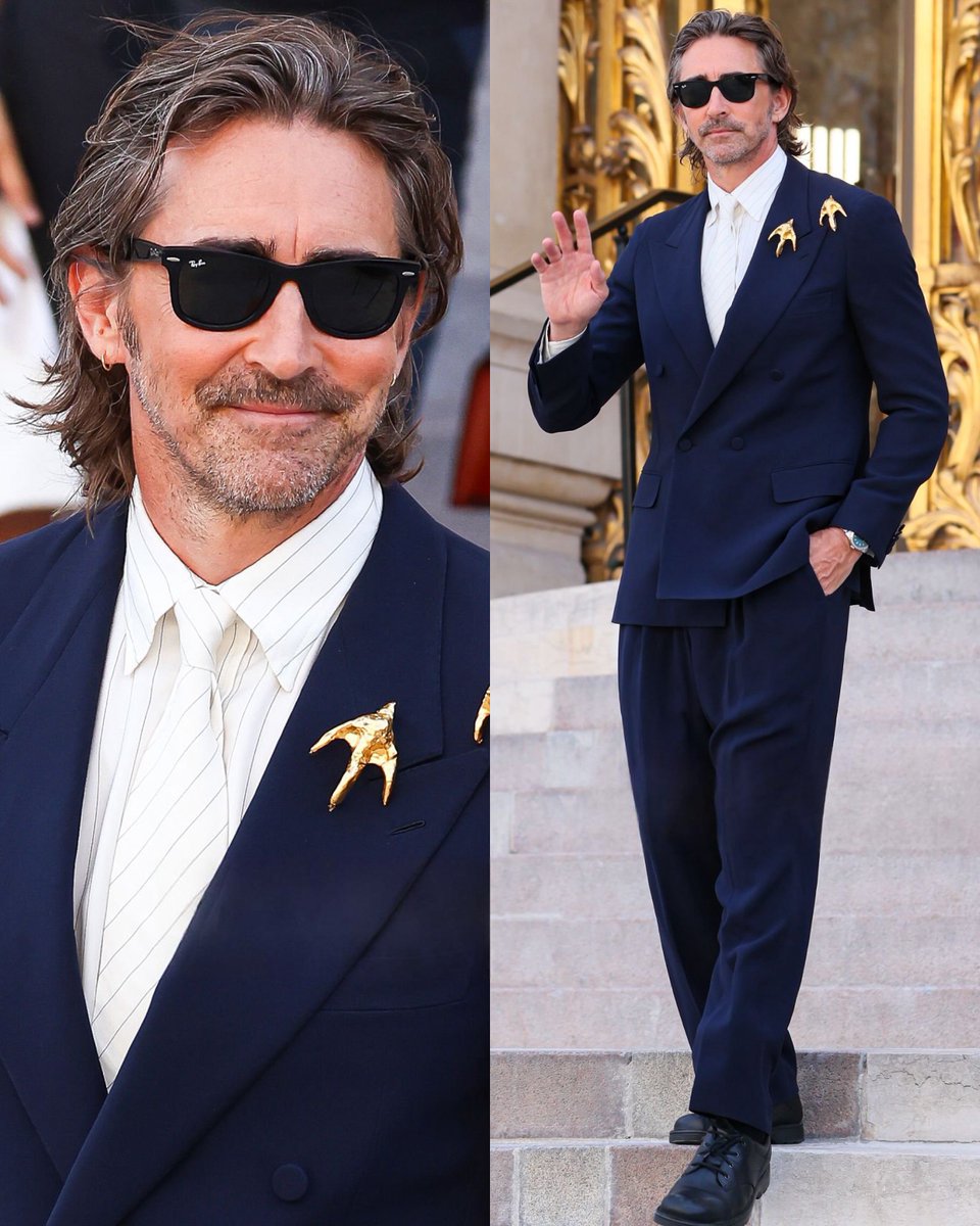 _filmcrave's tweet photo. Lee Pace photographed at the Schiaparelli Fashion Show in Paris. 📷 https://t.co/fQoteZ2Olr