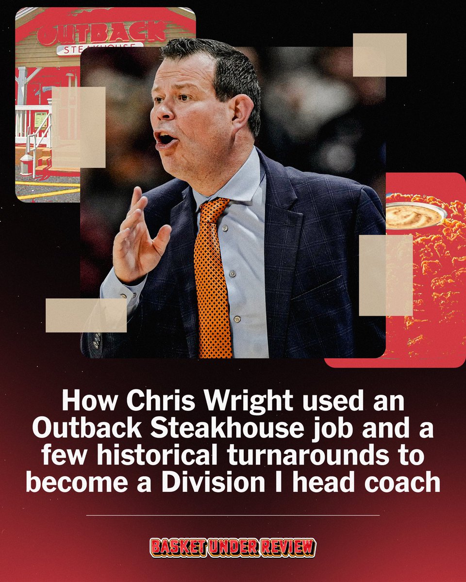 basket_review's tweet photo. Chris Wright spent money he earned working shifts at Outback Steakhouse to go visit recruits.

Now he’s getting his first shot at a Division I job at Alabama State.

@joey_dwy spoke to Wright about his journey through the ranks.

Subscribe to read: https://t.co/b5Sb7TDGnk https://t.co/pVn41DHn9b