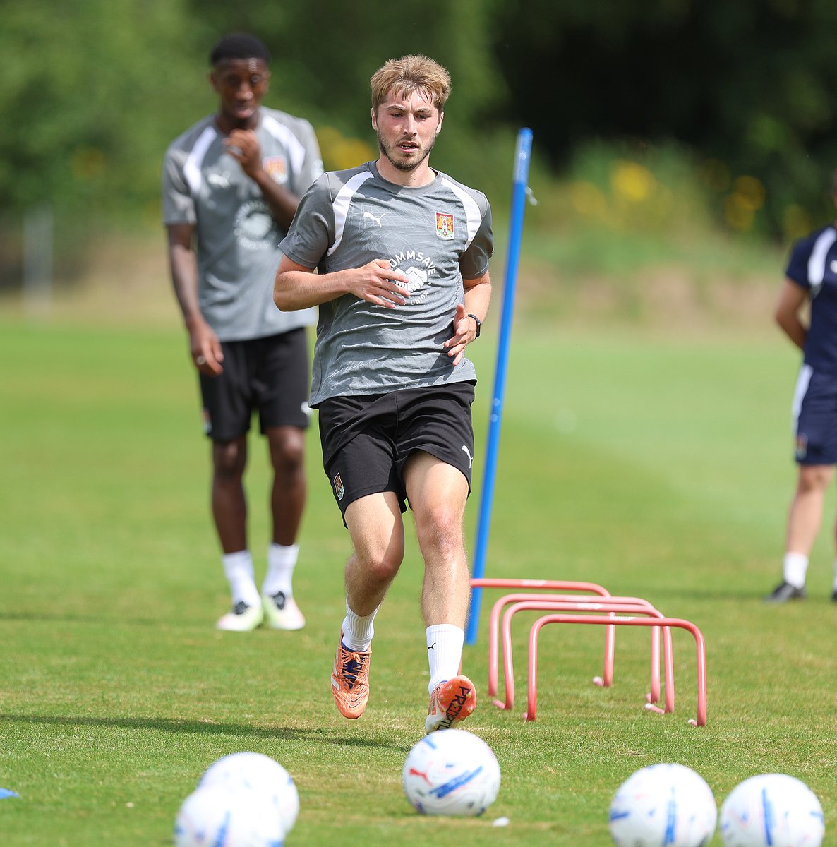 ntfc's tweet photo. 💪 Back on the grass building towards our first pre-season fixture on Saturday!

#ShoeArmy 👞 https://t.co/xzj5kUxfAY