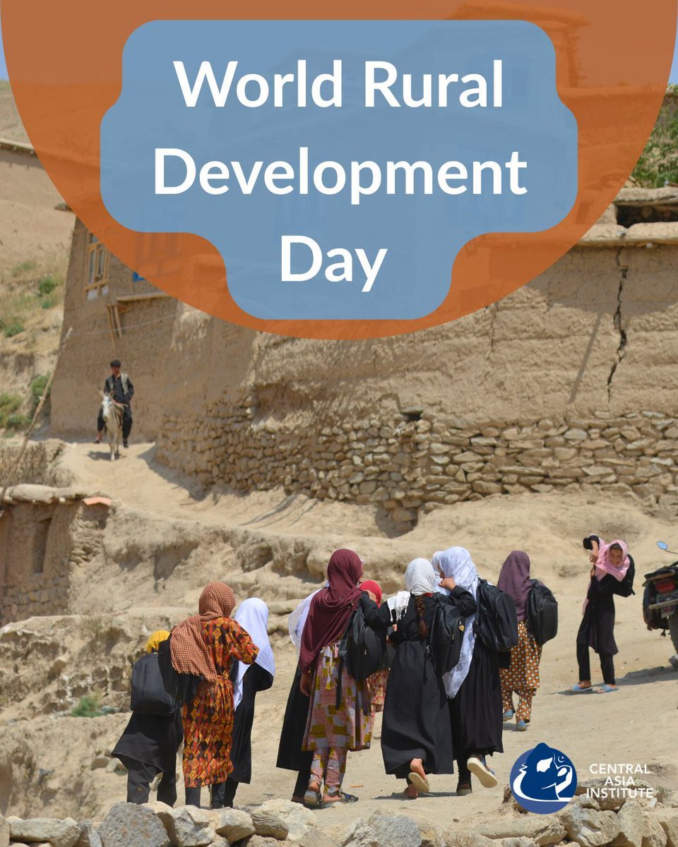 CentAsiaInst's tweet photo. On World Rural Development Day, we honor the resilience of rural communities in Afghanistan, Pakistan, and Tajikistan—especially women and girls facing poverty, hunger, and exclusion. We stand in solidarity and remain committed to a more inclusive future for all. https://t.co/Wvsm71RYuD