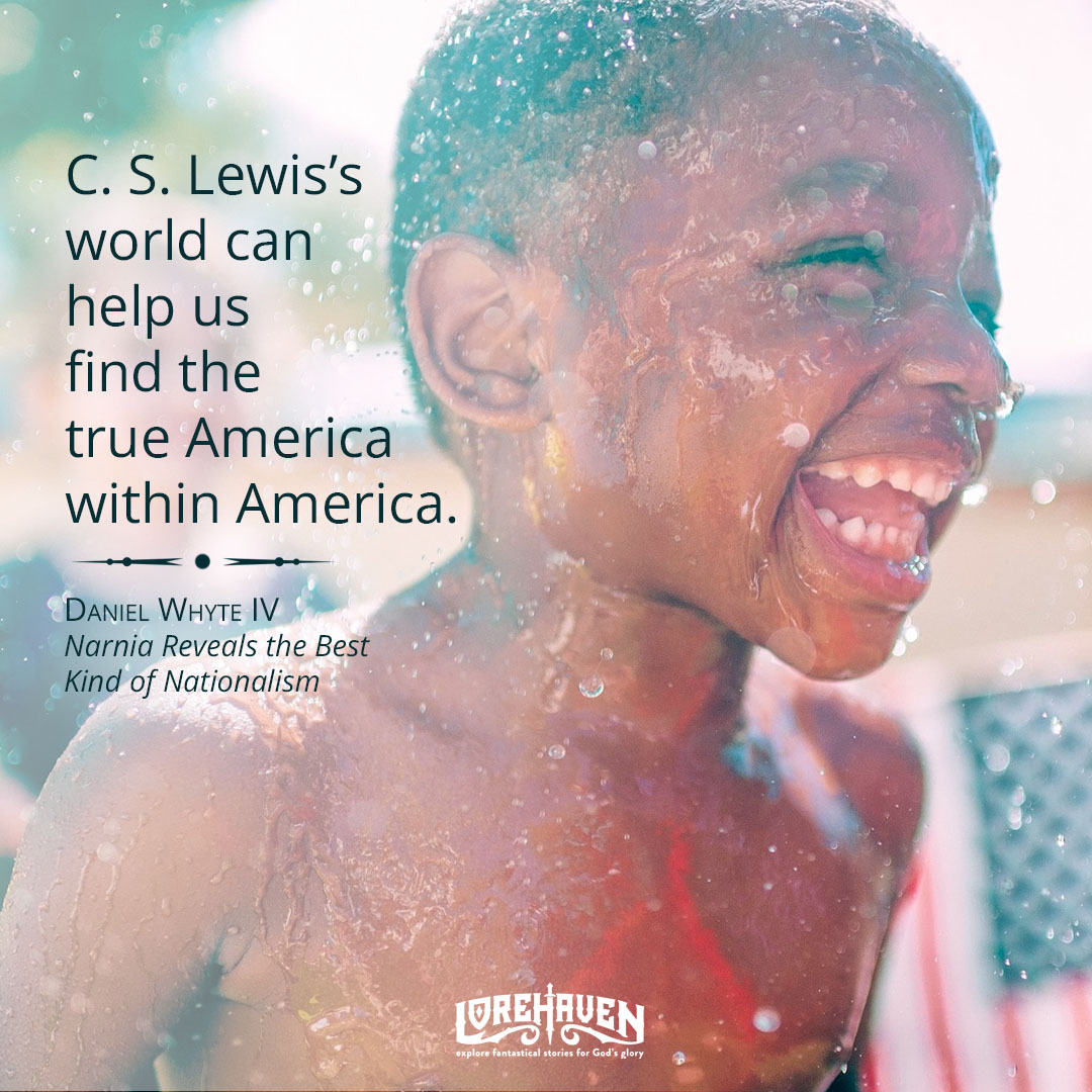 Lorehaven's tweet photo. C. S. Lewis: scholar, soldier ... patriot?
Yes, Lewis loved his country. And his work shows us why we can love ours.
Don't miss this Lorehaven article (from a few Julys ago) by Daniel Whyte IV: "Narnia Reveals the Best Kind of Nationalism." @dmarkwiv #CSLewis #patriotism https://t.co/IR86kAAkfT