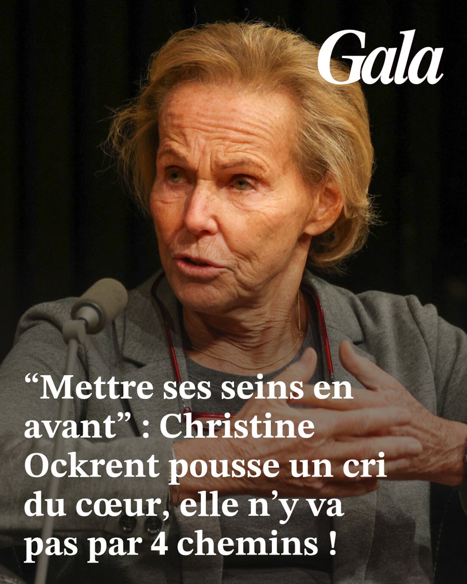 GALAfr's tweet photo. “Mettre ses seins en avant” : Christine Ockrent pousse un cri du cœur, elle n’y va pas par 4 chemins !
➡️ https://t.co/SmZmfKaadg https://t.co/VqcI3CYBX0