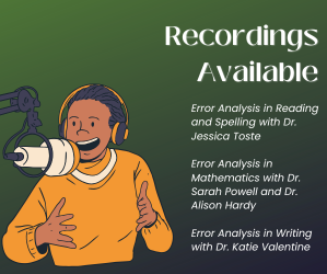 TheNCII's tweet photo. Did you miss our recent webinar series on Error Analysis? The recordings are now available on our website! https://t.co/lEuehpP41a https://t.co/ZHGmNo9ytf