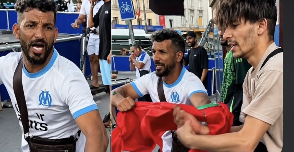 Alikettanii's tweet photo. 🚨 L’ambassade du Maroc en France a déposé plainte après les incidents survenus à Aubervilliers à l’issue du match Maroc-Canada. 

Elle dénonce des actes "graves et inacceptables" venant d'individus algériens, notamment des atteintes au drapeau marocain, des incitations à la haine et des agressions visant des supporters marocains.

Les autorités françaises doivent sévir.