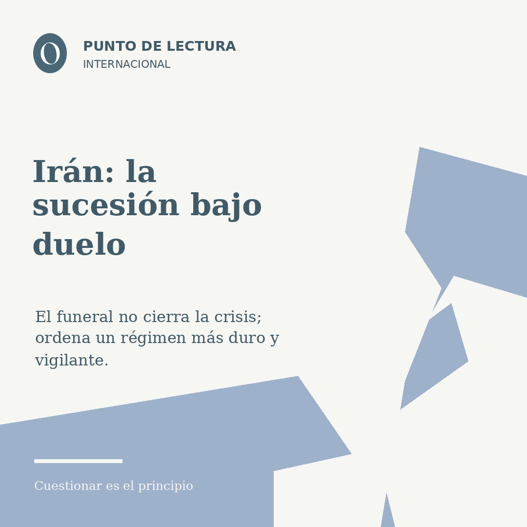 grietacero's tweet photo. La muerte de Khamenei no abrió transición: activó duelo, disciplina y poder duro. #Irán #MiddleEast #Geopolítica
https://t.co/UDePqJLMtz https://t.co/K7CZTH9K0R