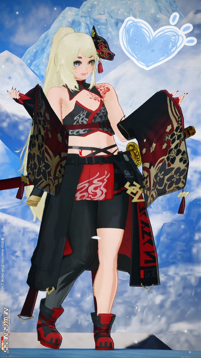 mitarashi9616's tweet photo. 和服袖アクセでフォクシオンテック・クールビズ🦊<ｽｽﾞｼｲ!

#PSO2NGS https://t.co/kO5mfBbdq5
