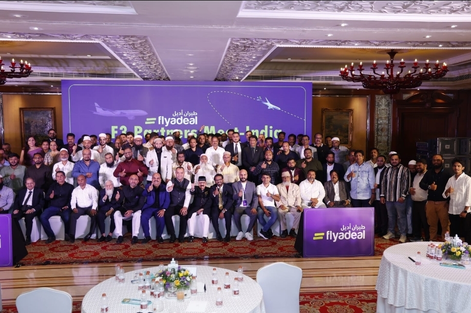 flyadeal's tweet photo. نظّمت طيران أديل بالتعاون مع وكيل المبيعات العامة فعالية لشركاء قطاع السفر في حيدر آباد، بالتزامن مع إطلاق رحلاتها المباشرة بين الرياض وحيدر آباد، تأكيدًا على التزامها بتعزيز الشراكات ودعم الربط الجوي بين المملكة العربية السعودية والهند. https://t.co/8uTXt75RCx