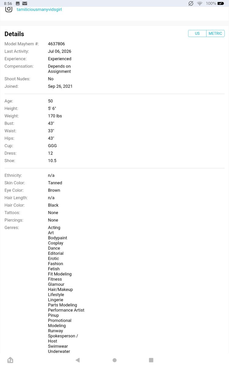 XTamilicious's tweet photo. My Model Mayhem Profile!

I have and sometimes do Erotic Modeling!

I am Manyvids Girl Tamilicious and had Profiles on Pornhub and Xhamster!

I am still open to do Editorial and Print Modeling!

I am also focused on building strong businesses, making strategic political action, and improving the world around me!