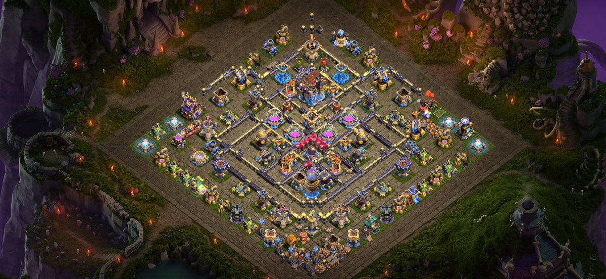 qTrung899's tweet photo. 🔥 New TH18 base landing in Legend League, and it’s built for one job: making attackers regret it.
Thick anti-air coverage plus a nasty Double Rage combo working together to shut down 2-star and 3-star tries, keeping your trophies locked in place. 🛡️

Link: https://t.co/11cLE1RyWa

#CoC #TH18 #LegendLeague #AntiAir #clashofclans #qtnmavryk