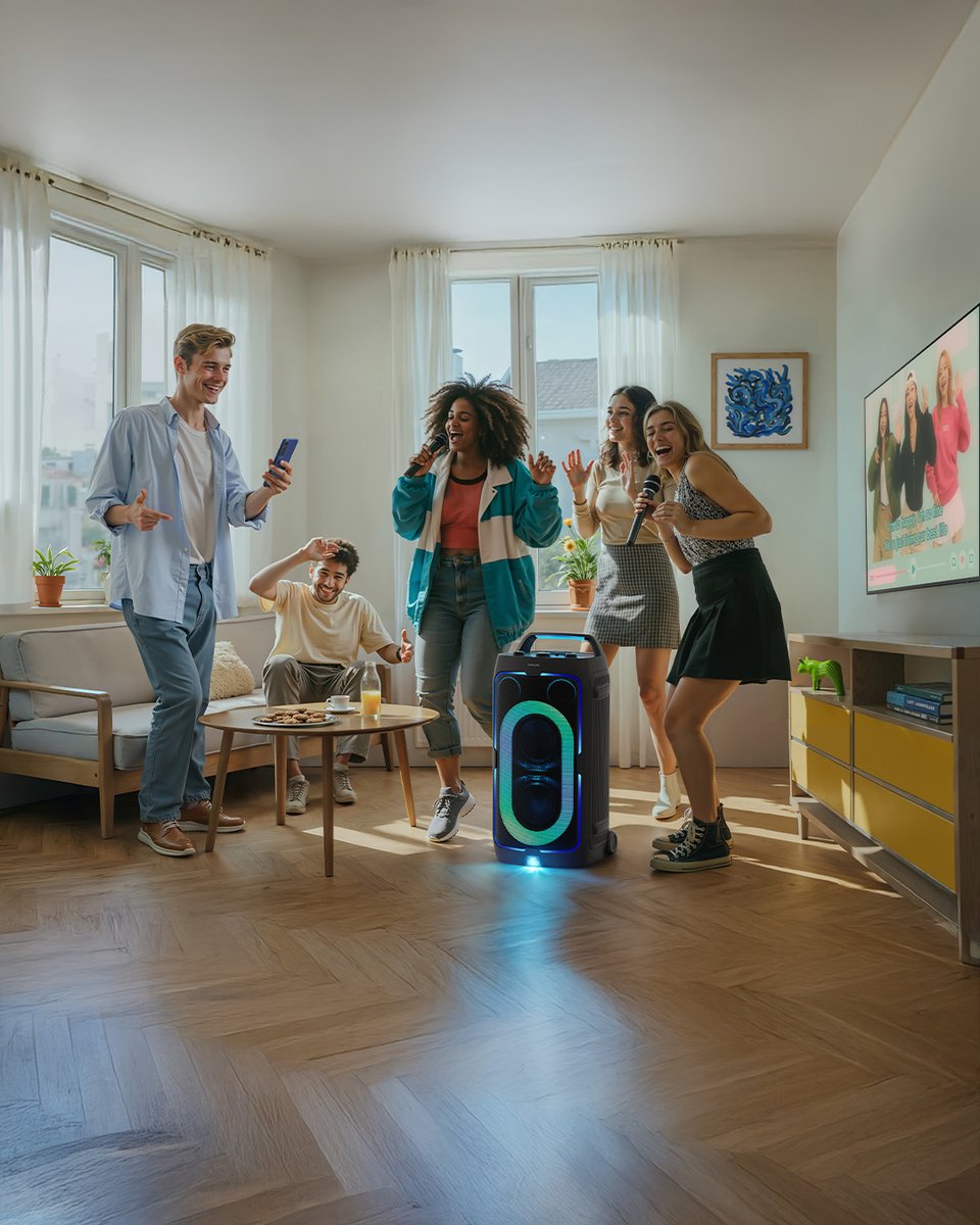 SamsungGulf's tweet photo. The playlist is ready. The mic is yours. 🎤✨
Bring the fun to every singalong with Samsung Sound Tower and make every night one to remember.
Learn more: https://t.co/M81GTlpgjG
#SoundTower #SamsungAudio https://t.co/XDEv1Q46Nn