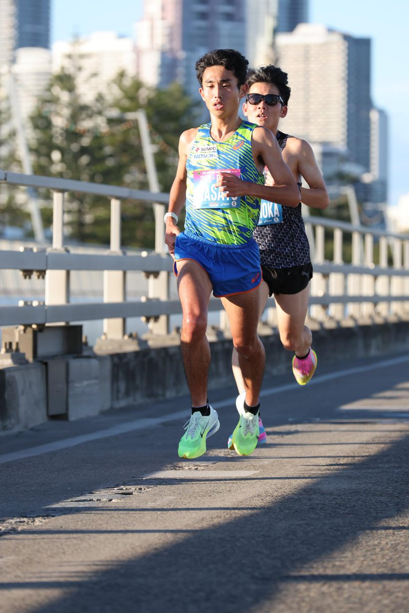 sntf9's tweet photo. 30kmまではNDソフト 荒生選手 @aromst07 の完璧なペースメイクでした。
ありがとうございました！ https://t.co/E5Nq2y6UdH