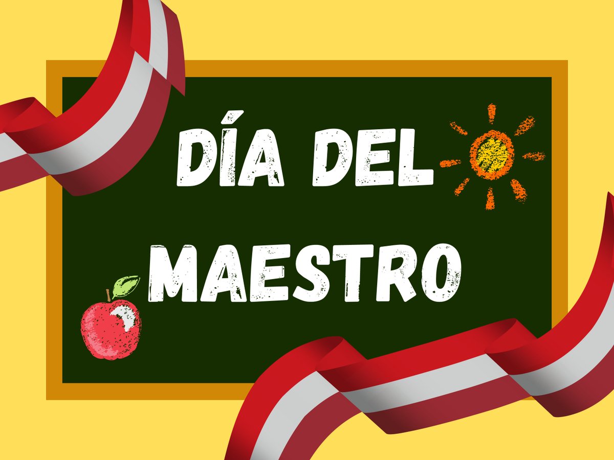 Matriax482's tweet photo. ¡FELIZ DÍA DEL MAESTRO!
A esas grandes personas que enseñan sin cesar a las futuras generaciones ^^ https://t.co/mLA0EJCRIB